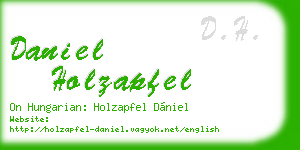 daniel holzapfel business card